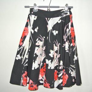 Floral midi skirt by Abercrombie & Fitch